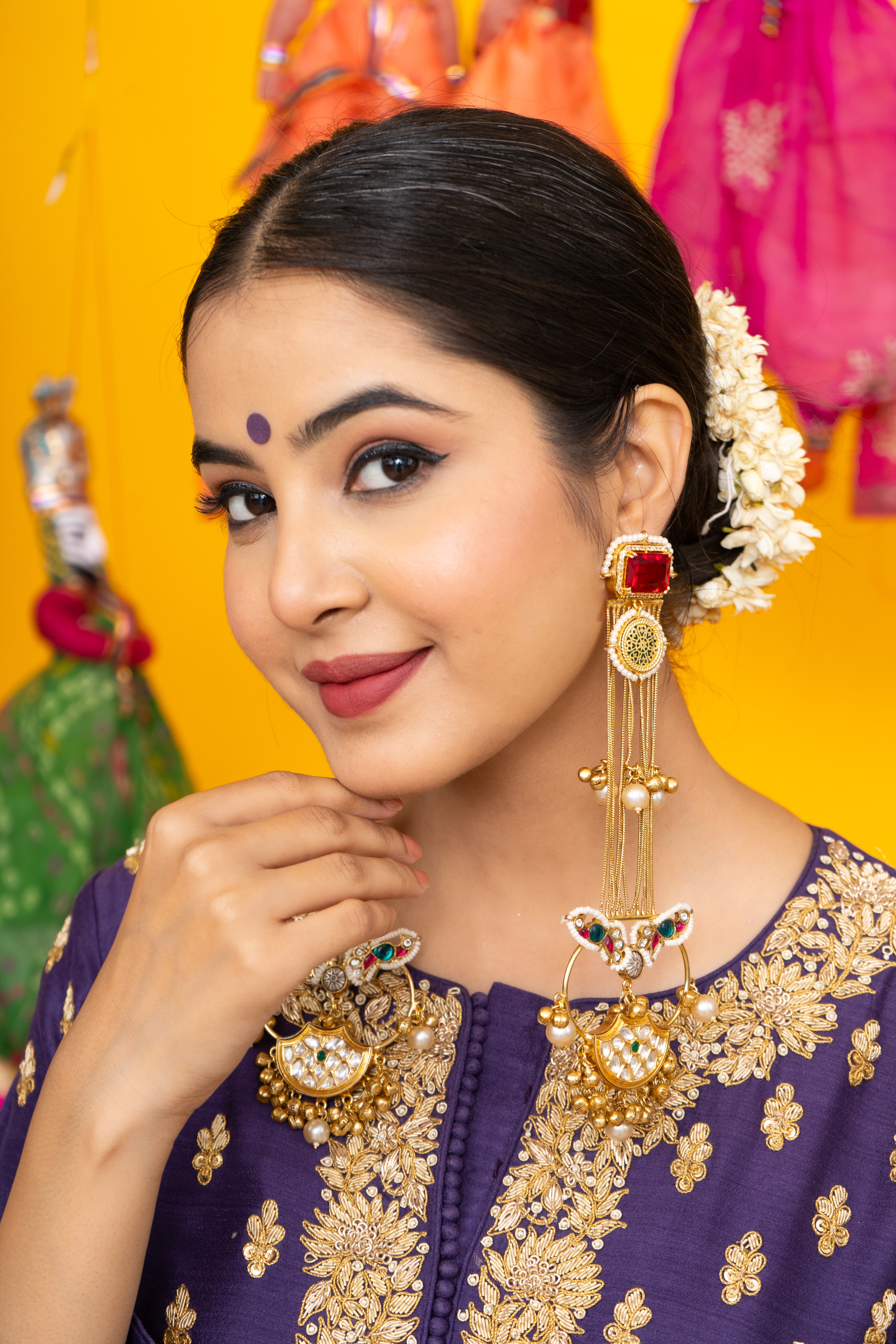 Basra Long earing - Thewa